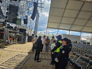 Supervisa Chava Santos los últimos detalles para la Coronación de la Reina y el concierto de Ricardo Montaner