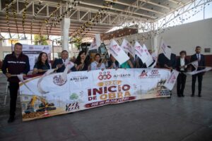 DA INICIO EL GOBIERNO DE APIZACO A LA REHABILITACIÓN DE PLAZA CÍVICA Y DRENAJE PLUVIAL EN LA ESCUELA PRIMARIA BENITO JUÁREZ