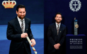 Messi recibe en Oviedo el Premio Princesa de Asturias de los Deportes